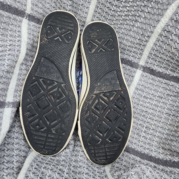 Converse Cosmic Blue and Purple Sneakers - Picture 6 of 7